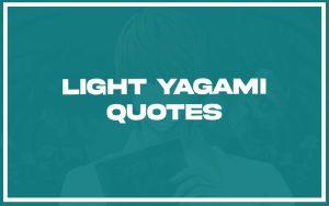 Light Yagami pointing forward, his gaze piercing, embodying his manipulative dominance