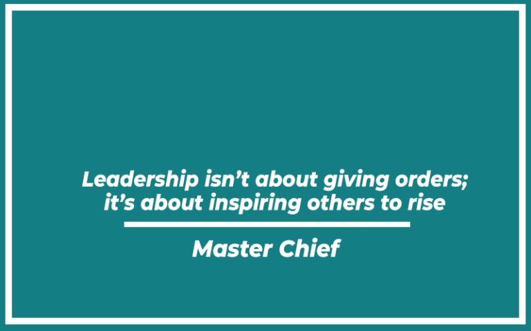 115 Best Master Chief Quotes (with Commentary) - Burning For Success