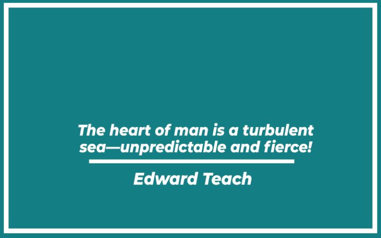 Blackbeard quote about power being taken, illustrated with a powerful pirate figure