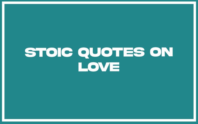 151 Best Stoic Quotes On Love (with Commentary) - Burning For Success