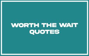 151 Best Worth the Wait Quotes (with Commentary) - Burning For Success