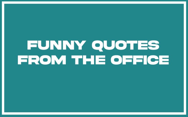 151 Best Funny Quotes From The Office (with Commentary) - Burning For ...