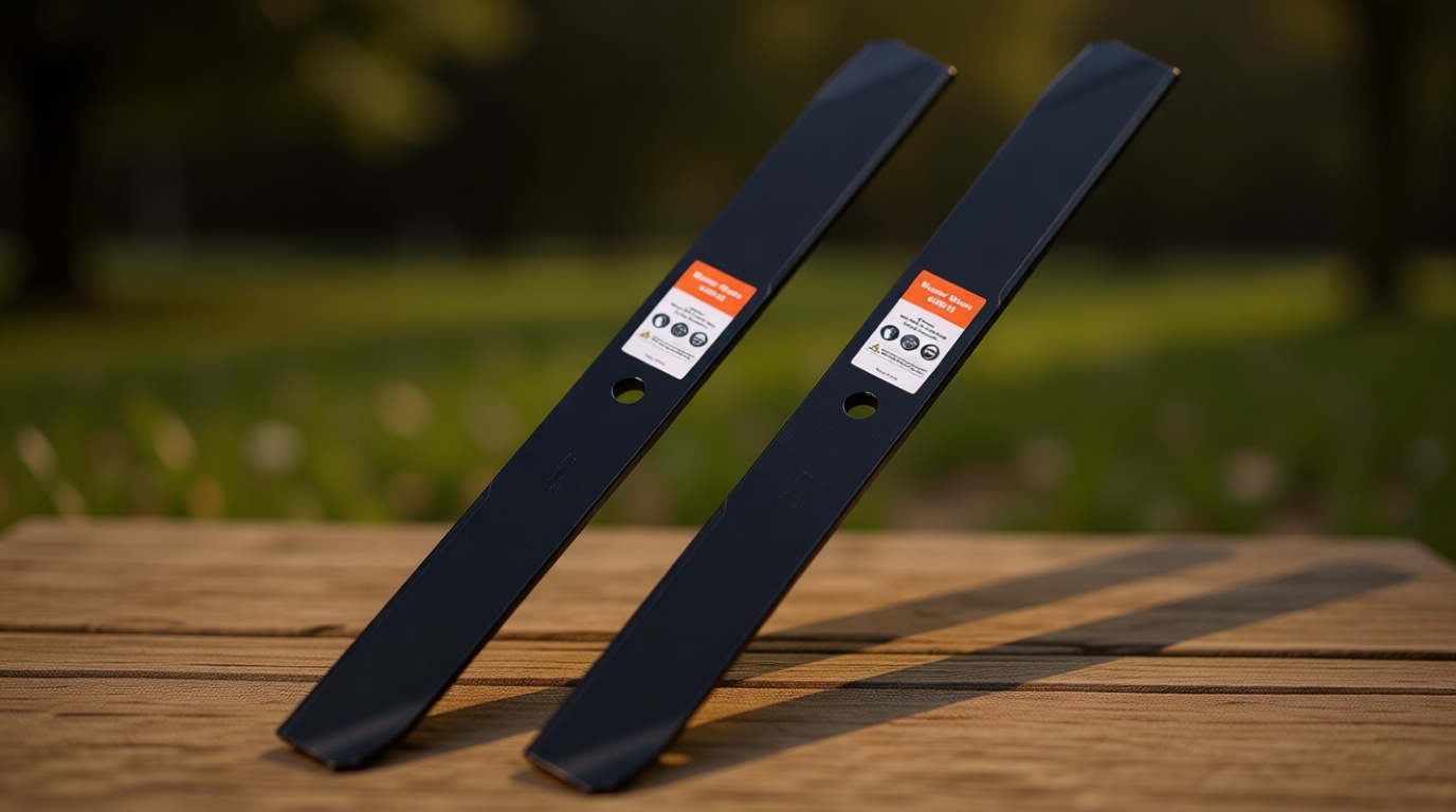 Grasscool Timecutter 42 inch Blades for 42" Deck Toro SS4235 Z4235 Z4200 SS4260 SS4200 Timecutter Zero Turn Mower Replace 110-6568-03 (2 Pack) Global Recycled Standard