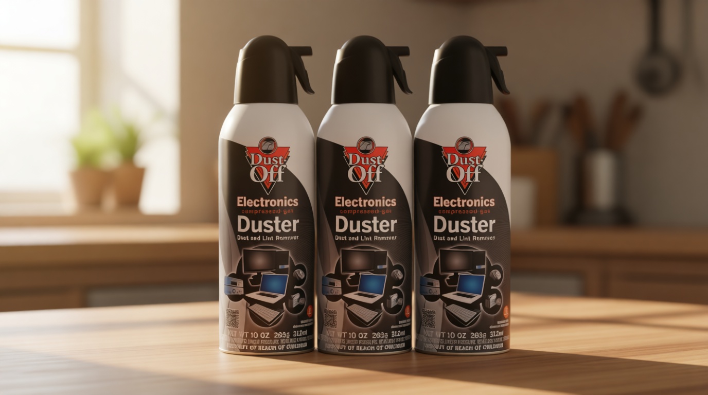 Falcon Compressed Gas (152a) Disposable Cleaning Duster 3 Count, 10 oz. Can (DPSXL3)