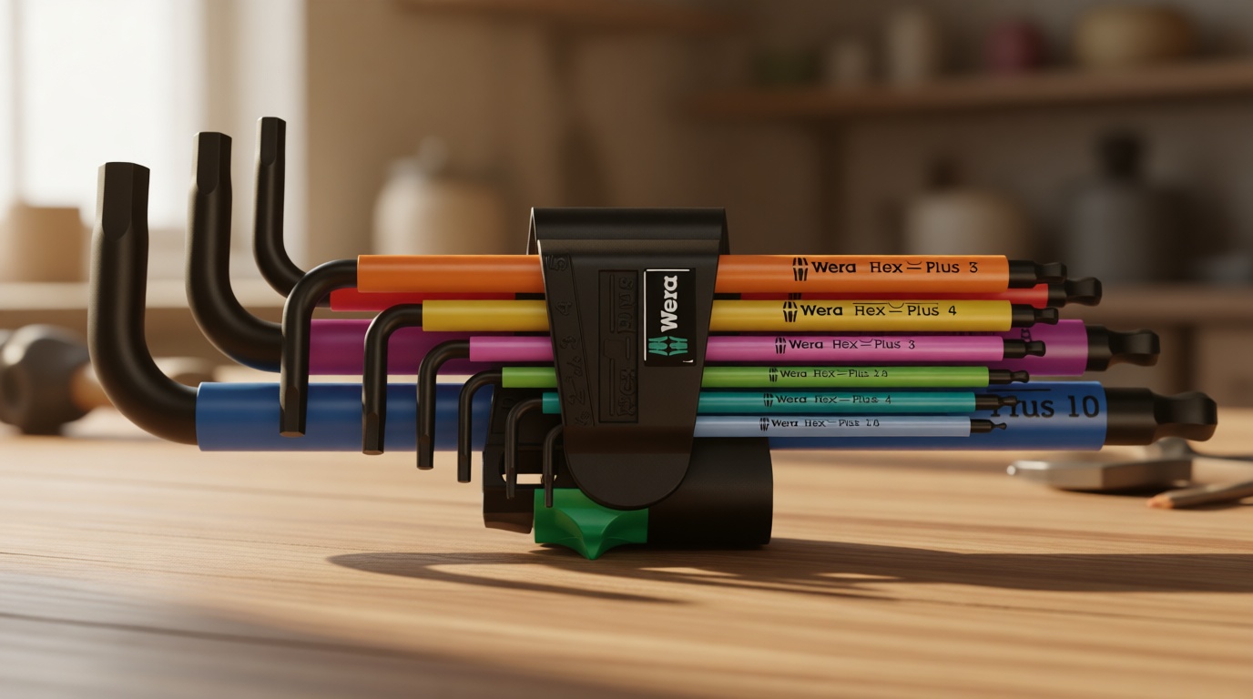 Wera Tools 05073593001 950 SPKL/9 SM N SB Long ARM HEX Key Set, One Size, Multi