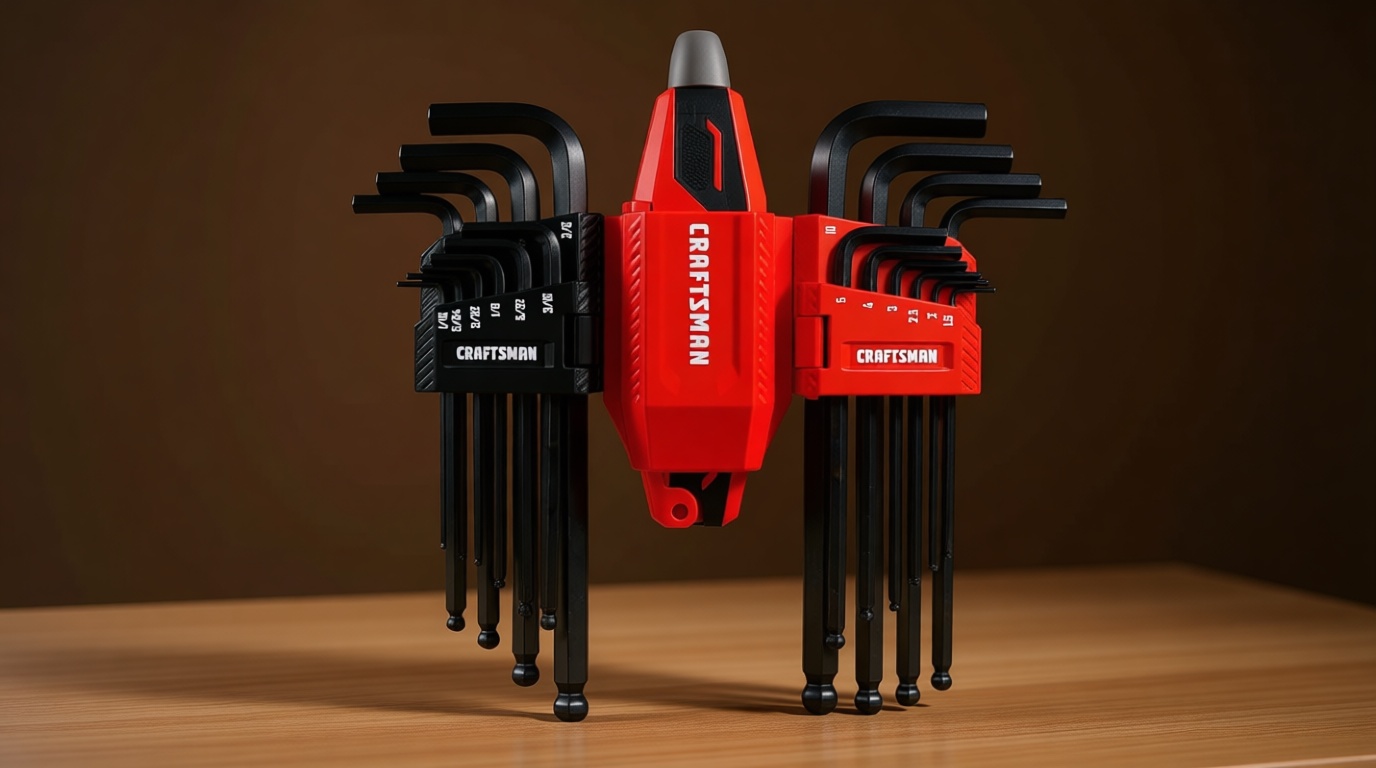 CRAFTSMAN Universal L-to-T Allen Wrench Hex Key Set, 20 Piece (CMHT26028)