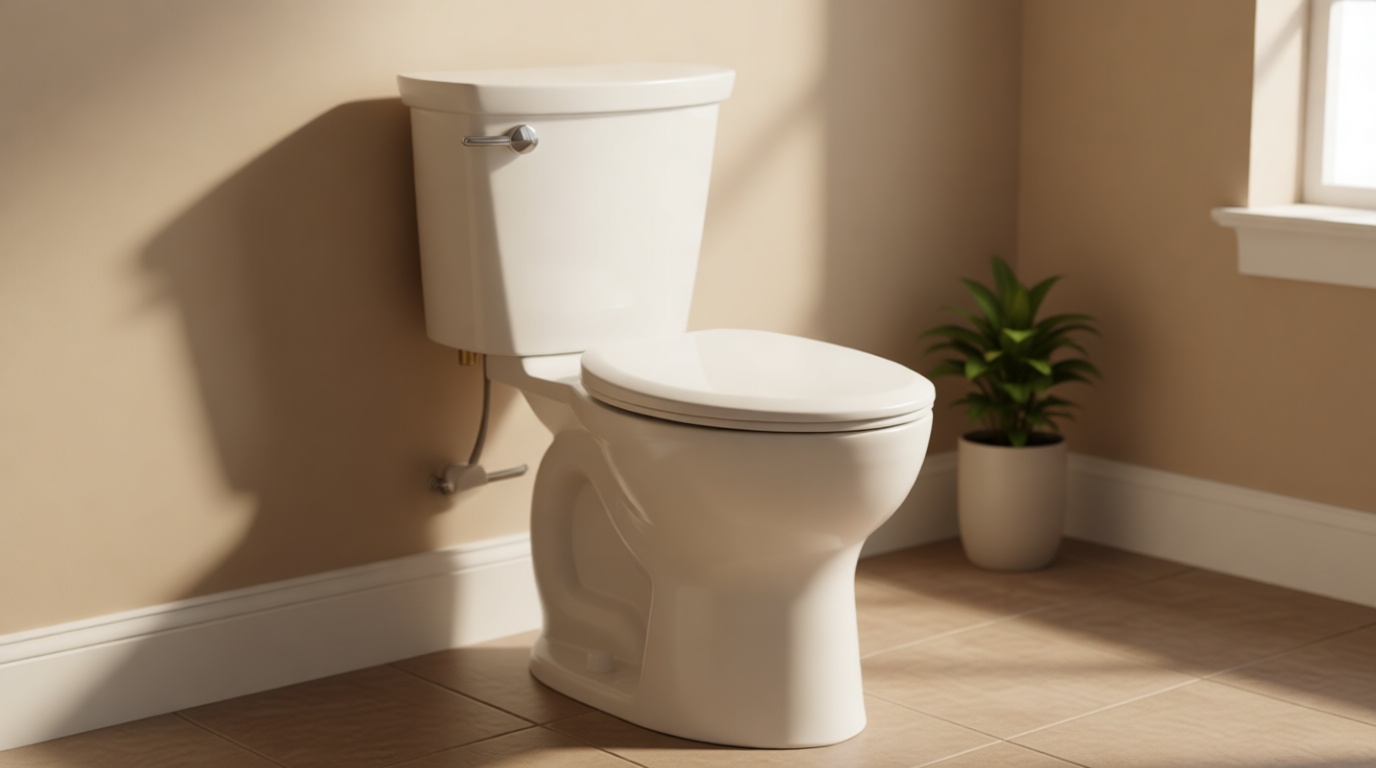 American Standard 215DA004.020 Cadet PRO Round Front 1.6 gpf 2-Piece Toilet in White