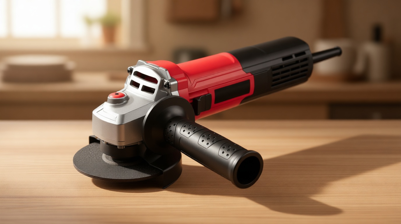 Angle Grinder 10 Amp, 4-1/2 inch Power Angle Grinder Tools with 13000 RPM, 1200W Small Angle Grinder for Cutting, Grinding, Polishing