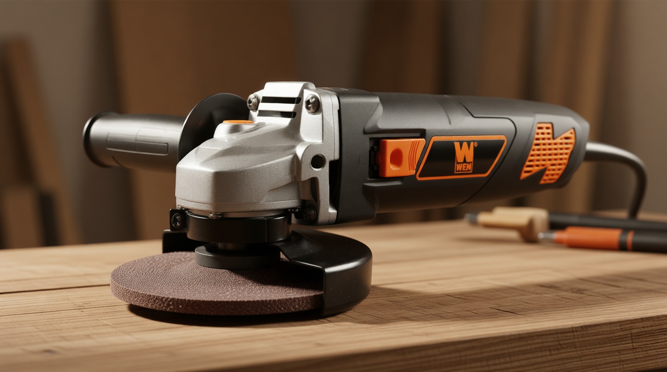 WEN 7-Amp Angle Grinder with 4-1/2-Inch Wheel and Reversible Handle (944)