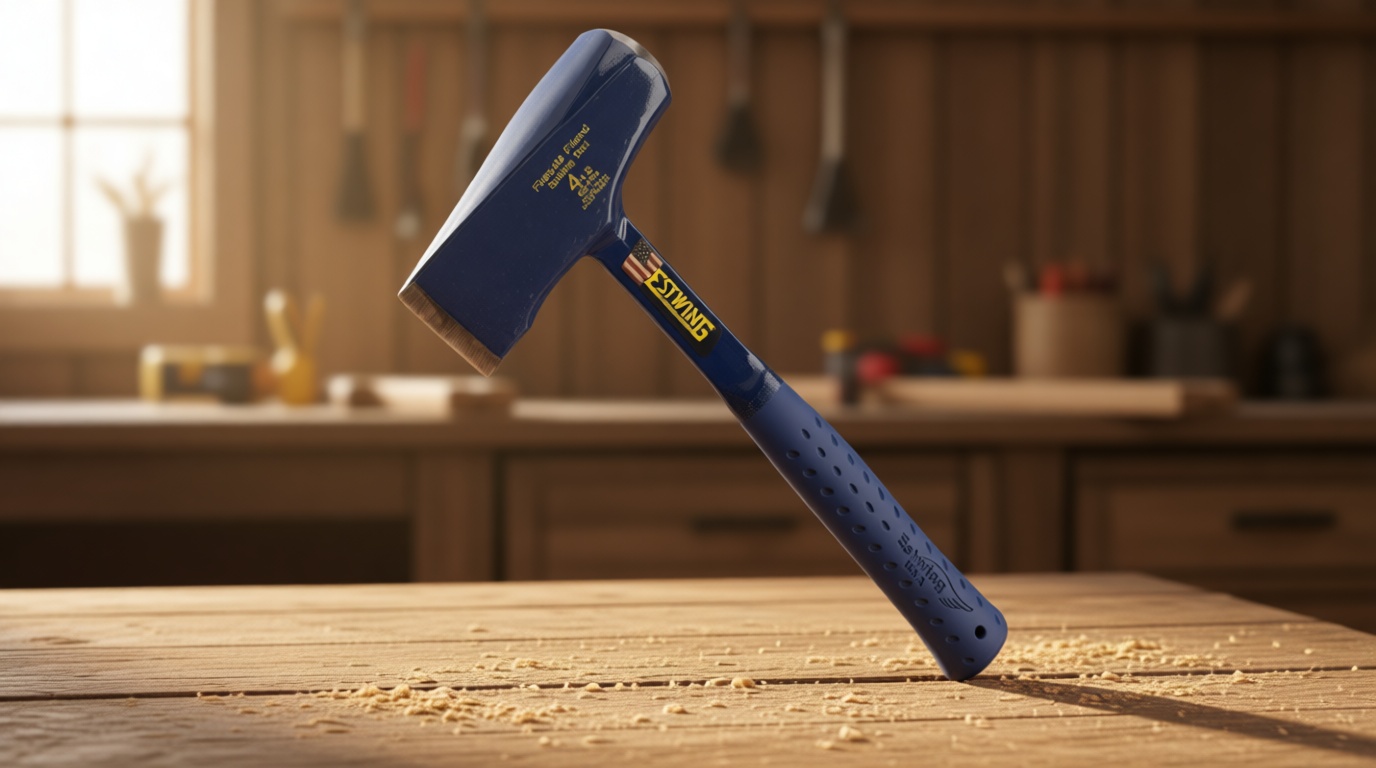 ESTWING Special Edition Fireside Friend - Leather 14" Wood Splitting Maul with Forged Steel Construction & Genuine Leather Grip