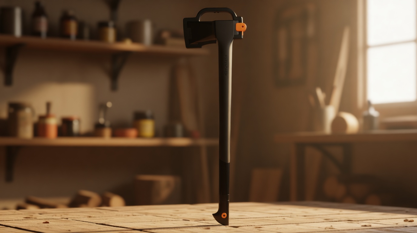 Fiskars 36" Super Splitting Axe, Wood Splitter for Medium to Large Size Logs, with Shock-Absorbing FiberComp Handle, Lawn and Garden Tool, 6 pounds, Black