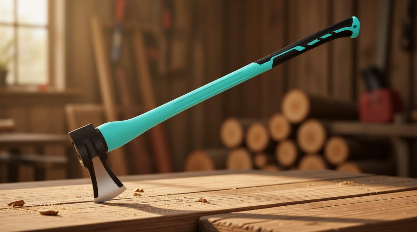 36" Splitting Axe, Chopping Axe|Splitting Maul for Firewood,|6.8Lbs Heavy Duty Forged Carbon Steel, Fiberglass Composite Handle & Ergonomic Anti-Slip Grip