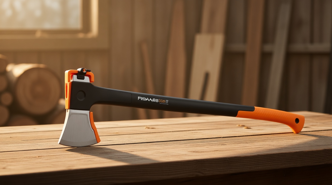 Fiskars X36 Super Splitting Axe 36", Forged Steel Blade for More One-Strike Splits on Large Logs, Shock-Absorbing FiberComp Handle & Low-Friction Coating for Easy Removal & Rust Protection