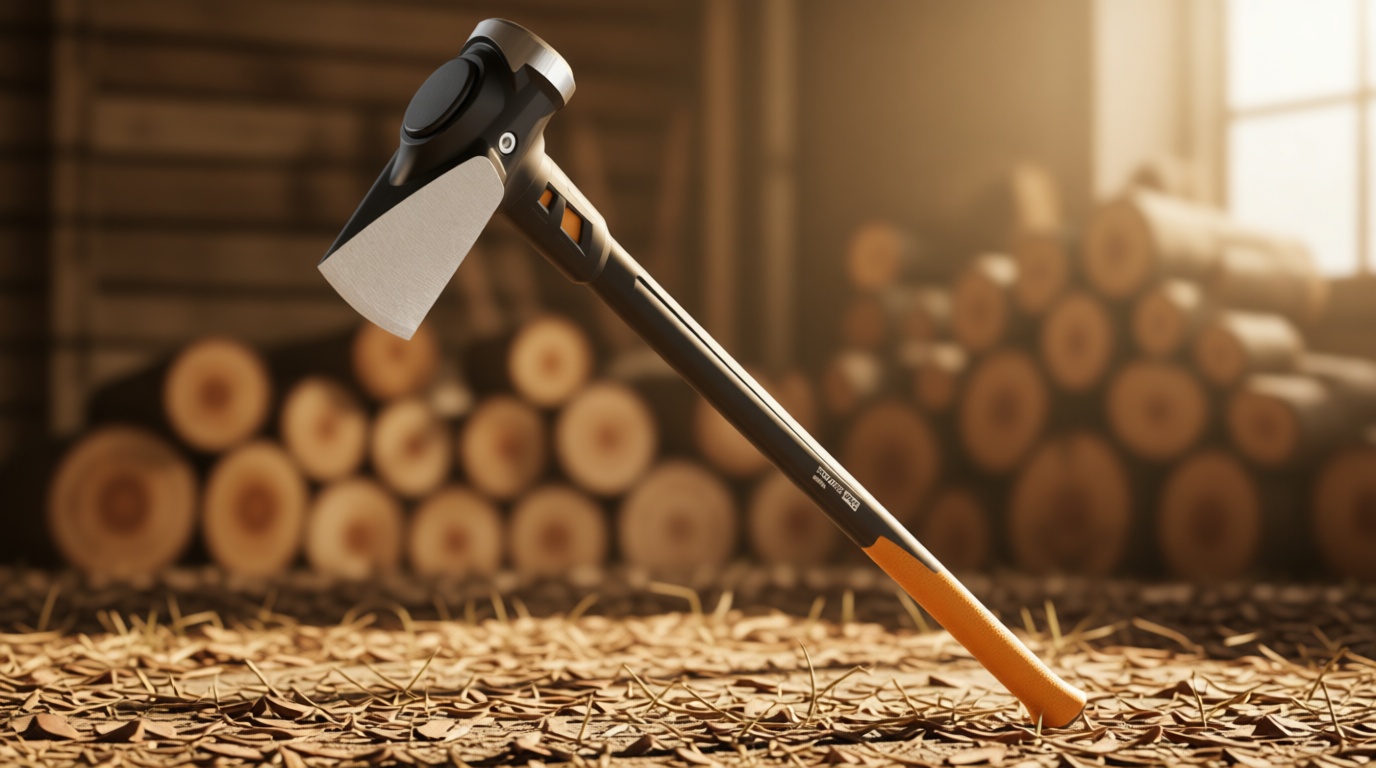 Fiskars 8 lb. Splitting Maul - 36" Shock-Absorbing, Comfort Grip Handle - Rust Resistant Forged Steel Blade - Wood Splitter Maul for Hardwood - Split Wood for Campfires - Bushcraft Gear