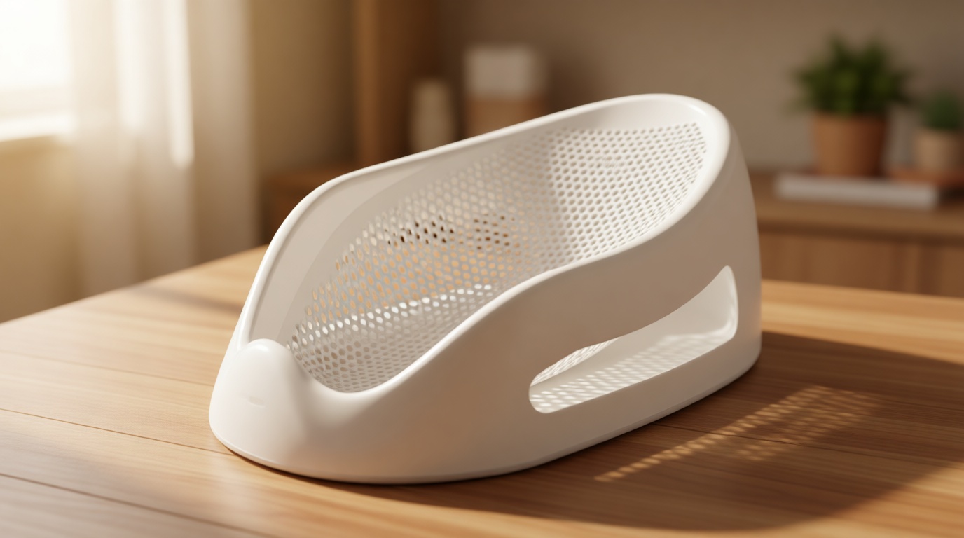 Angelcare Baby Bath Support (Gray) | Ideal for Babies Less Than 6 Months Old