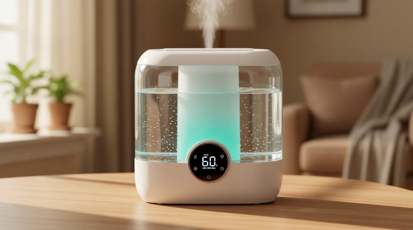 DREO Humidifiers for Bedroom, 6L Easy to Fill & Clean, 60H Runtime for Large room, 28 dB Quiet Cool Mist Air Humidifier for Plant, Baby Nursery, Home, Indoor, Night Light, Precise Humidity Control