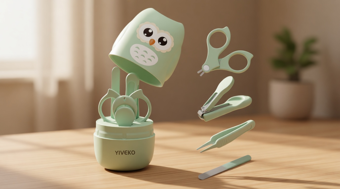 Baby Nail Kit 4-in-1 Baby Nail Care Set with Cute Case