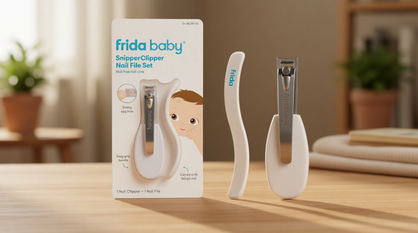 Frida Baby NailFrida Baby Nail Clippers & Nail File & Buffer for Newborns and Up