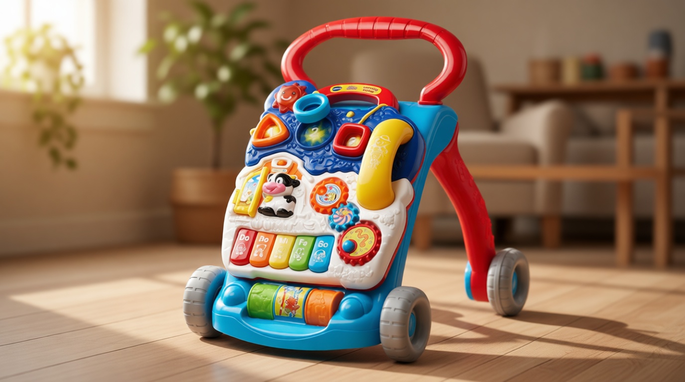 VTech Sit-to-Stand Learning Walker (Frustration Free Packaging), Blue