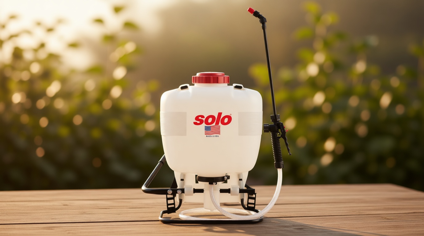 SOLO 425 4-Gallon Piston Backpack Sprayer, Wide Pressure Range up to 90 psi