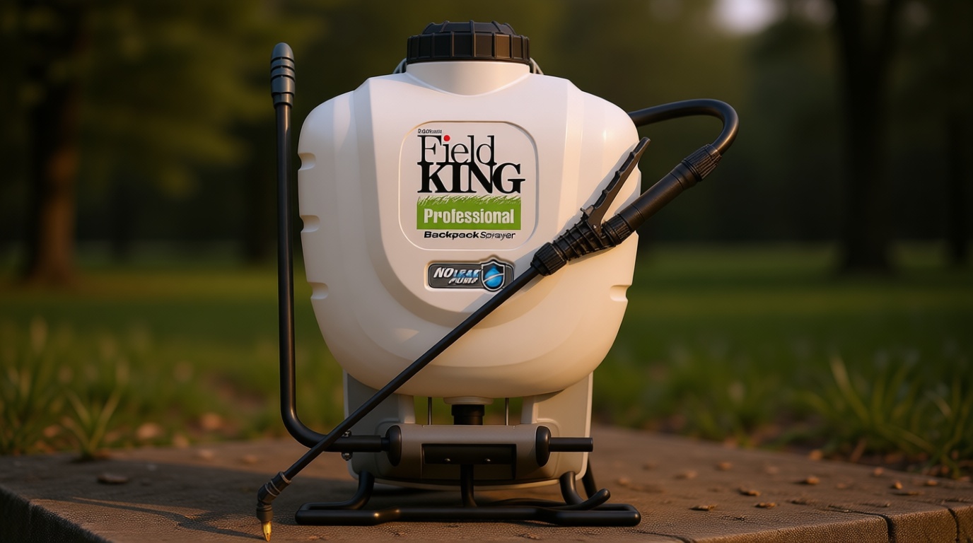 FIELD KING 190328 Backpack Sprayer, 4 Gallon, with Internal No Leak Pump Design Delivers 150 PSI