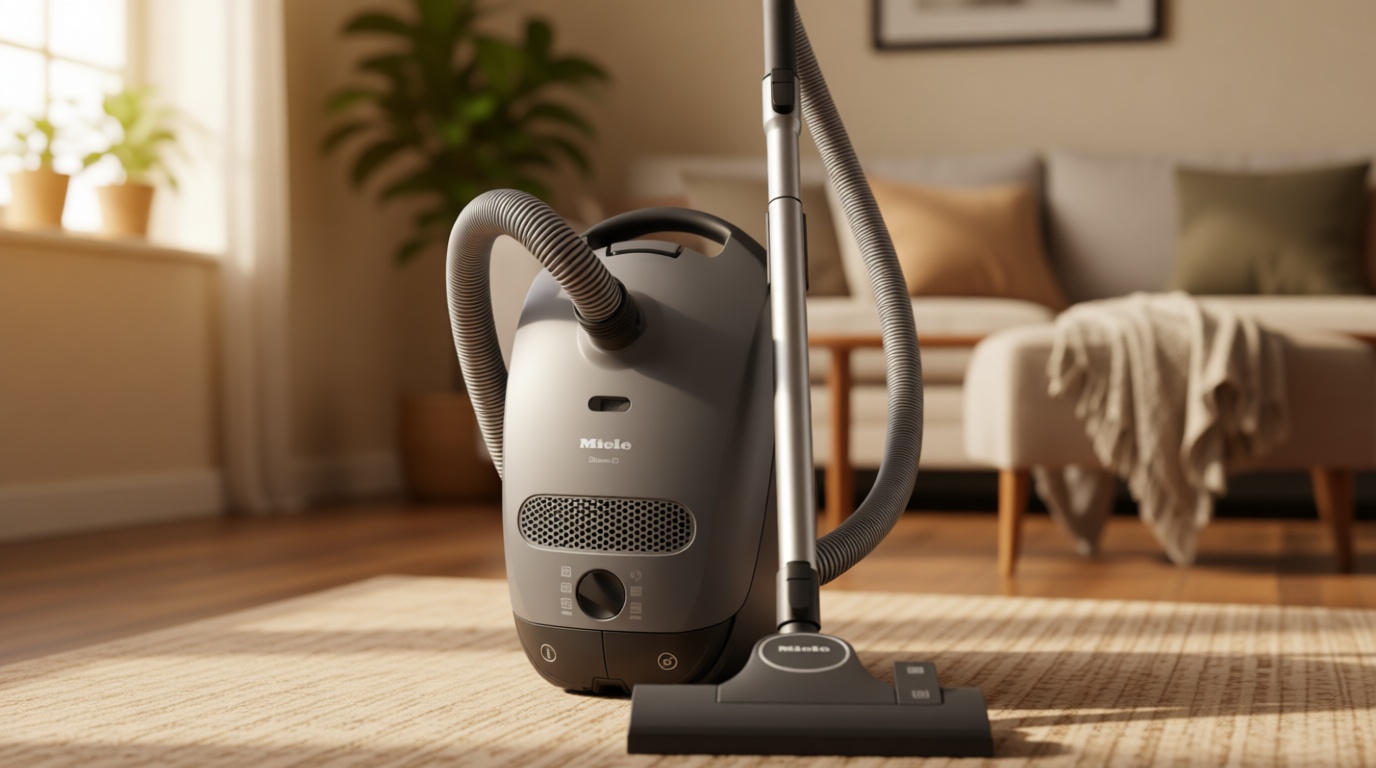 Miele Classic C1 Pure Suction Bagged Canister Vacuum, Graphite Grey - Portable, Household