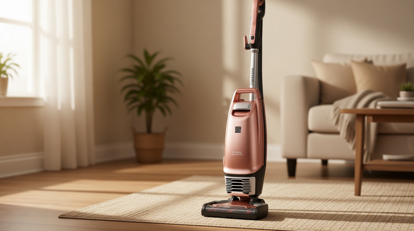 Kenmore BU4050 Intuition Bagged Upright Vacuum, liftup Cleaner with Hair Eliminator brushroll, pet Handi-Mate for Carpet, Hard Floor, Rose Gold