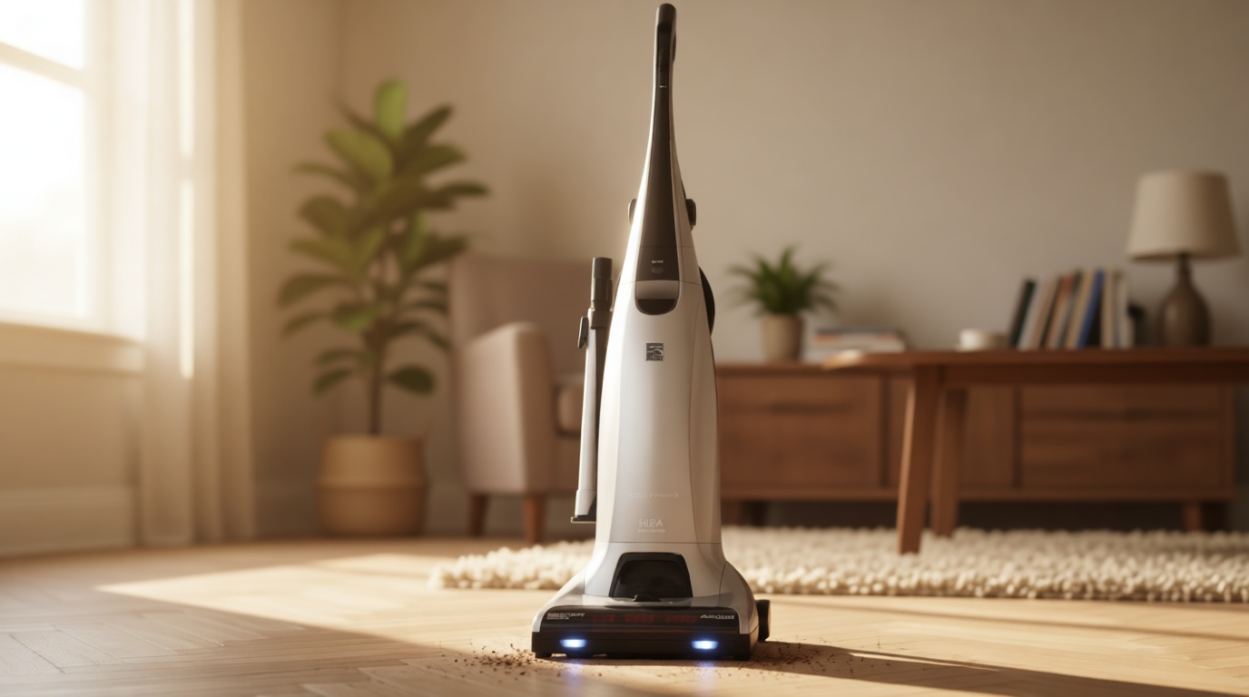 Kenmore Elite 31150 Pet Friendly Bagged Upright Beltless Vacuum w/Pet Handi-Mate, Triple HEPA, 3D Inducer Motor, Telescoping Wand, 5-Position Height Adjustment, 3 Cleaning Tools-Silver