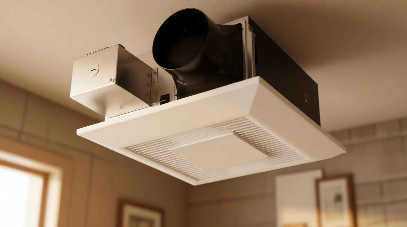 Panasonic WhisperFit Ceiling Mount Bathroom Exhaust Fan with Dimmable LED Light, 50-80-110 CFM, FV-0511VFL1