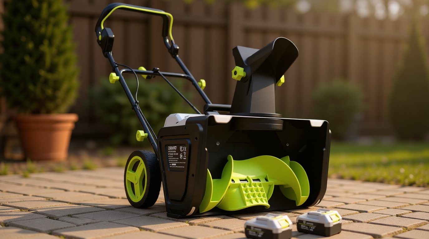 Cordless Snow Blower: DEKOPRO 40V|20-Inch Cordless Snow Thrower, Electric Snow Removal with Adjustable Chute, LED Light, Electric Snow Blower with 25ft Throw Distance