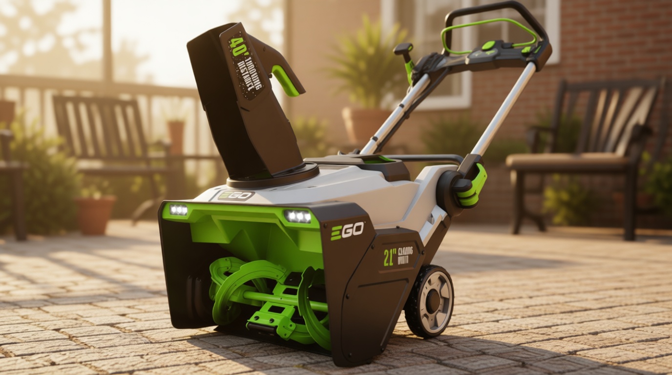 EGO Power+ SNT2110 Peak Power 21-Inch 56-Volt Cordless Snow Blower with Steel Auger Battery and Charger Not Included,Black