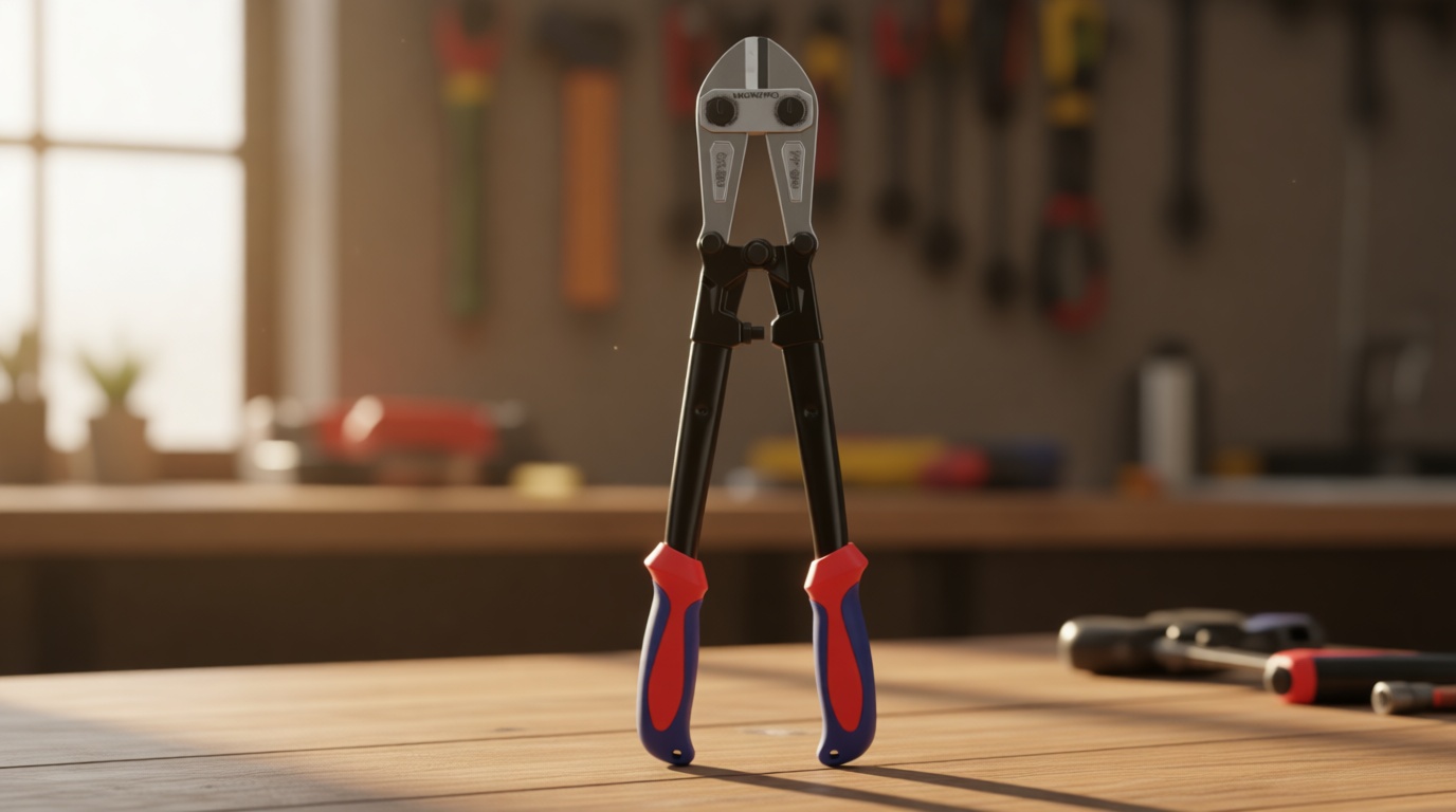 WORKPRO W017004A Bolt Cutter, Bi-Material Handle with Soft Rubber Grip, 14", Red&Blue