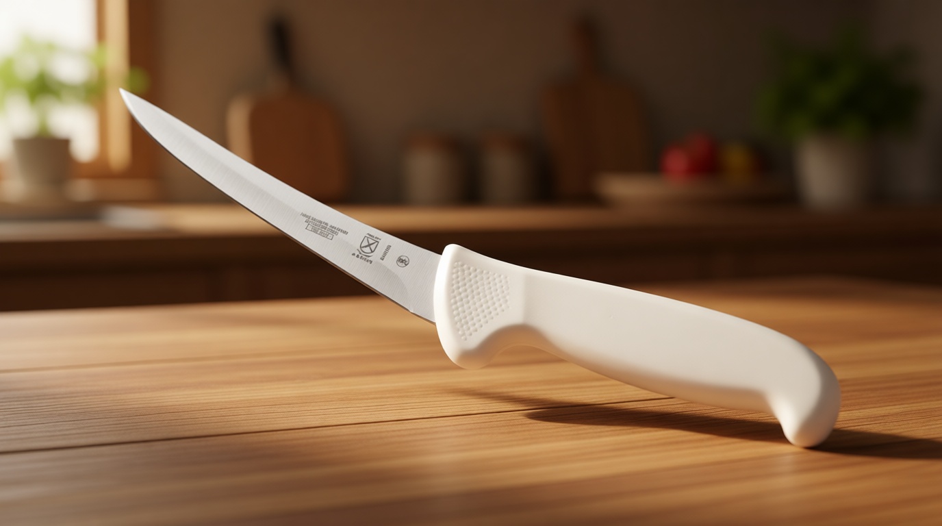 Mercer Culinary Ultimate White, 6 inch Curved Boning Knife