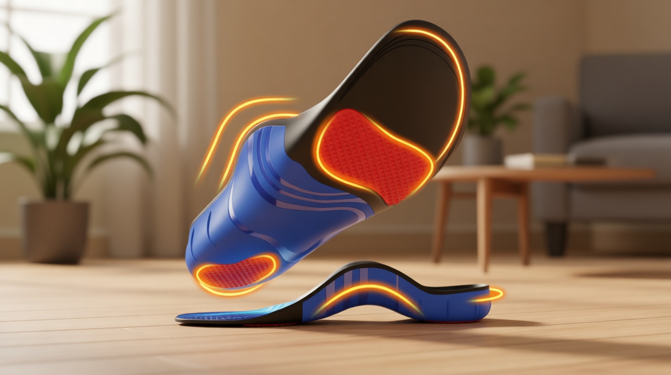 NEUPU 240+lbs Plantar Fasciitis Insoles Men Women, Comfort Heavy Duty High Arch Support Insoles for Pain Relief Absorb Shock, Work Boot Shoe Inserts Orthotic for Flat Feet, Pronation, Heel & Foot Pain