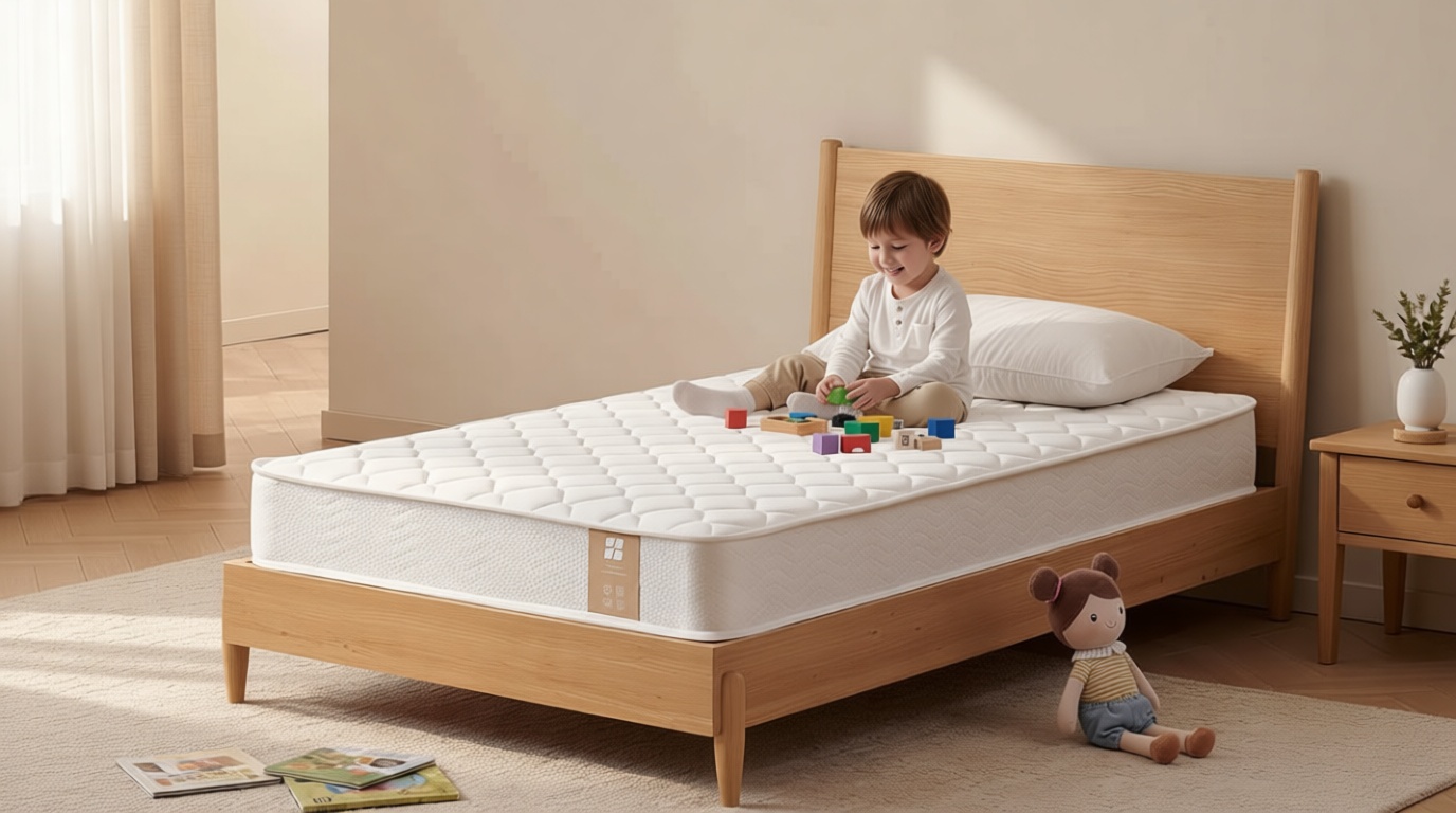 Profus 6 Inch Twin Mattress with Bonnell Spring, Twin Mattress for Kids, Memory Foam Mattress for All Night Sleep & Pressure Relief, Certified Safe Foams & Fabric, Fiberglass Free Mattress in A Box