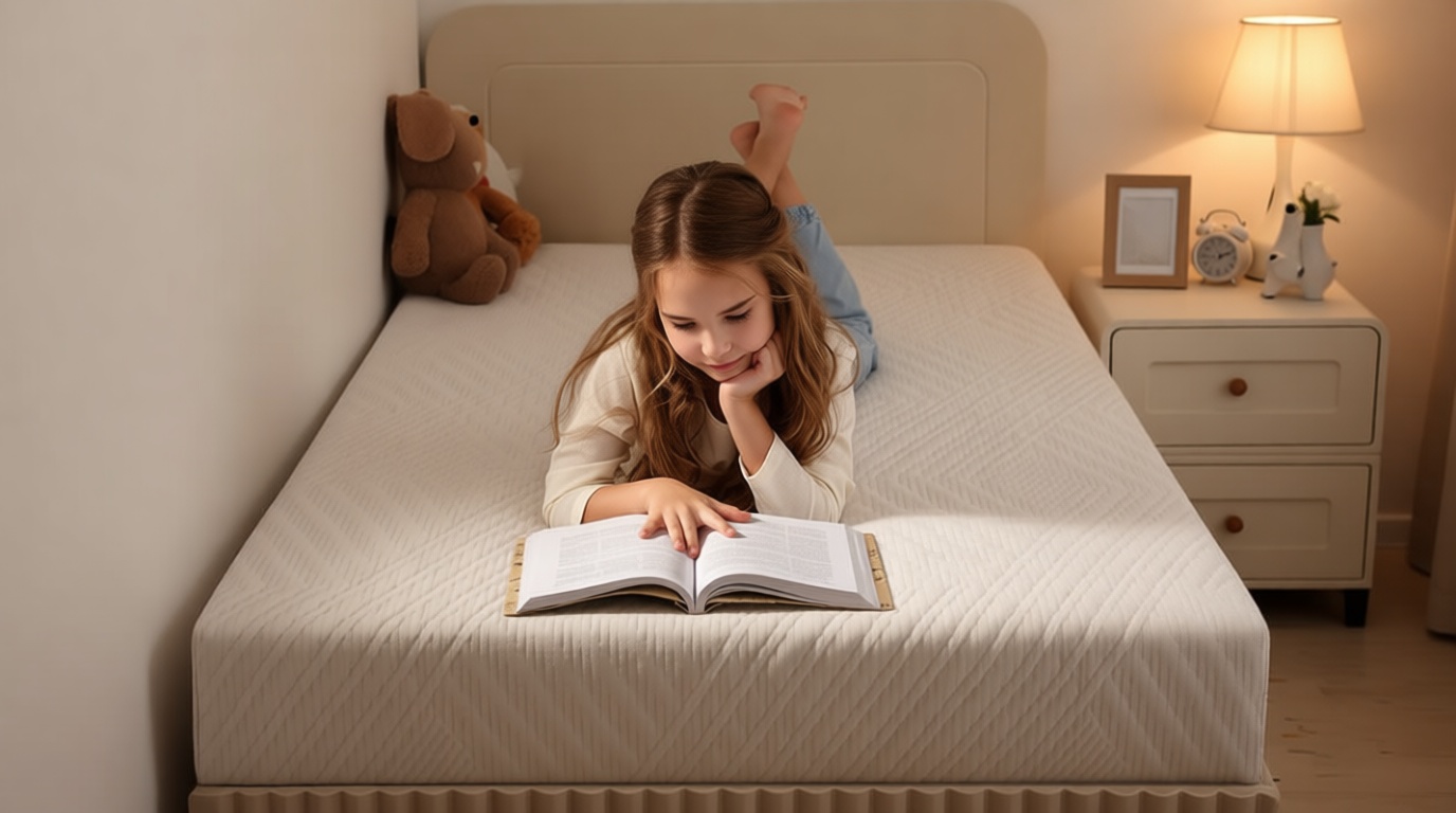 MLILY Twin Mattress in a Box, 5 inch Mattresses Made in USA for Kids Bed Single Size Daybed Individual Bunk, Memory Foam Medium Firm, OEKO-TEX STANDARD 100