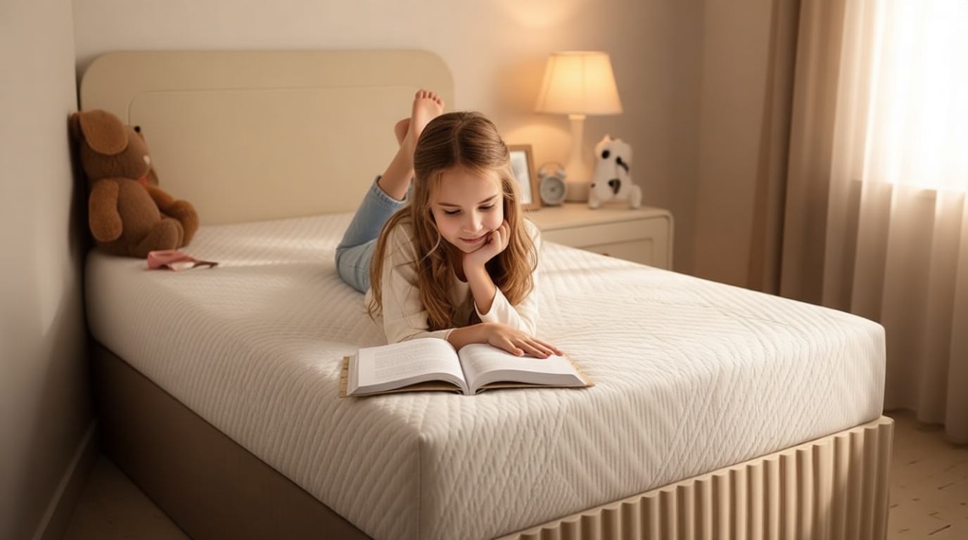 MLILY Twin Mattress in a Box, 8 inch Mattresses for Kids Bed Single Size Daybed Individual Bunk, Memory Foam Medium Firm OEKO-TEX STANDARD 100