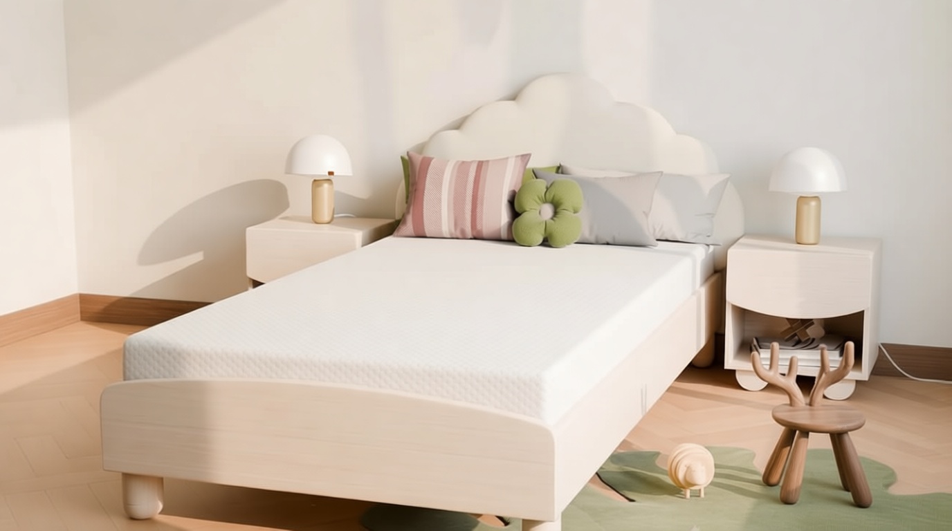 Twin Mattress 5 inch, Medium Firm for Support & Pressure Relief - Cooling Gel Memory Foam - Fiberglass-Free & Certified Safe for Kids - Compatible for Bunk Beds, Daybeds, Trundle (Mattress in a Box)