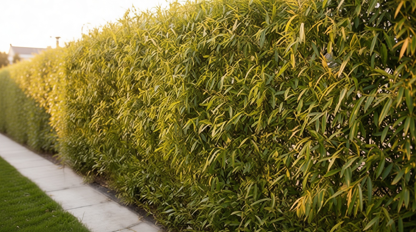 Natural Privacy Fence - 60 Ft Long - Grow 20 Fast Growing Hybrid Willow Trees - Up to 10 Feet First Year - Change The View