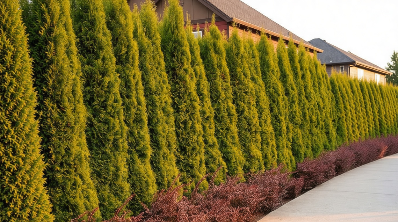 20 Emerald Green Arborvitae Trees/Shrubs - 6-12" Tall Live Plants - Evergreen Hedges/Bushes - Thuja occidentalis 'Smaragd' - (20 Pack)