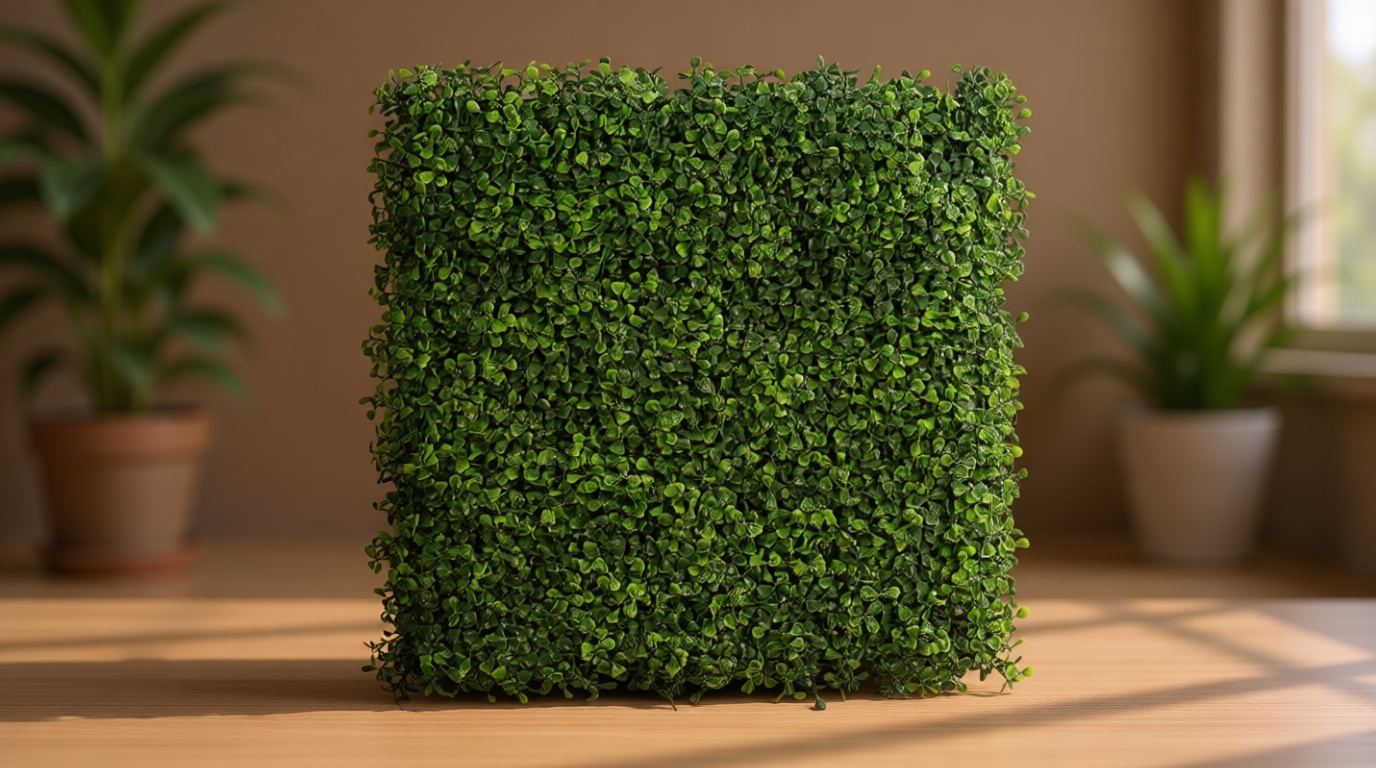 Sunnyglade 12 Pieces 20"x 20" Artificial Boxwood Panels Topiary Hedge Plant, Privacy Hedge Screen Sun Protected Suitable for Outdoor, Indoor, Garden, Fence, Backyard and Decor (12PCS)