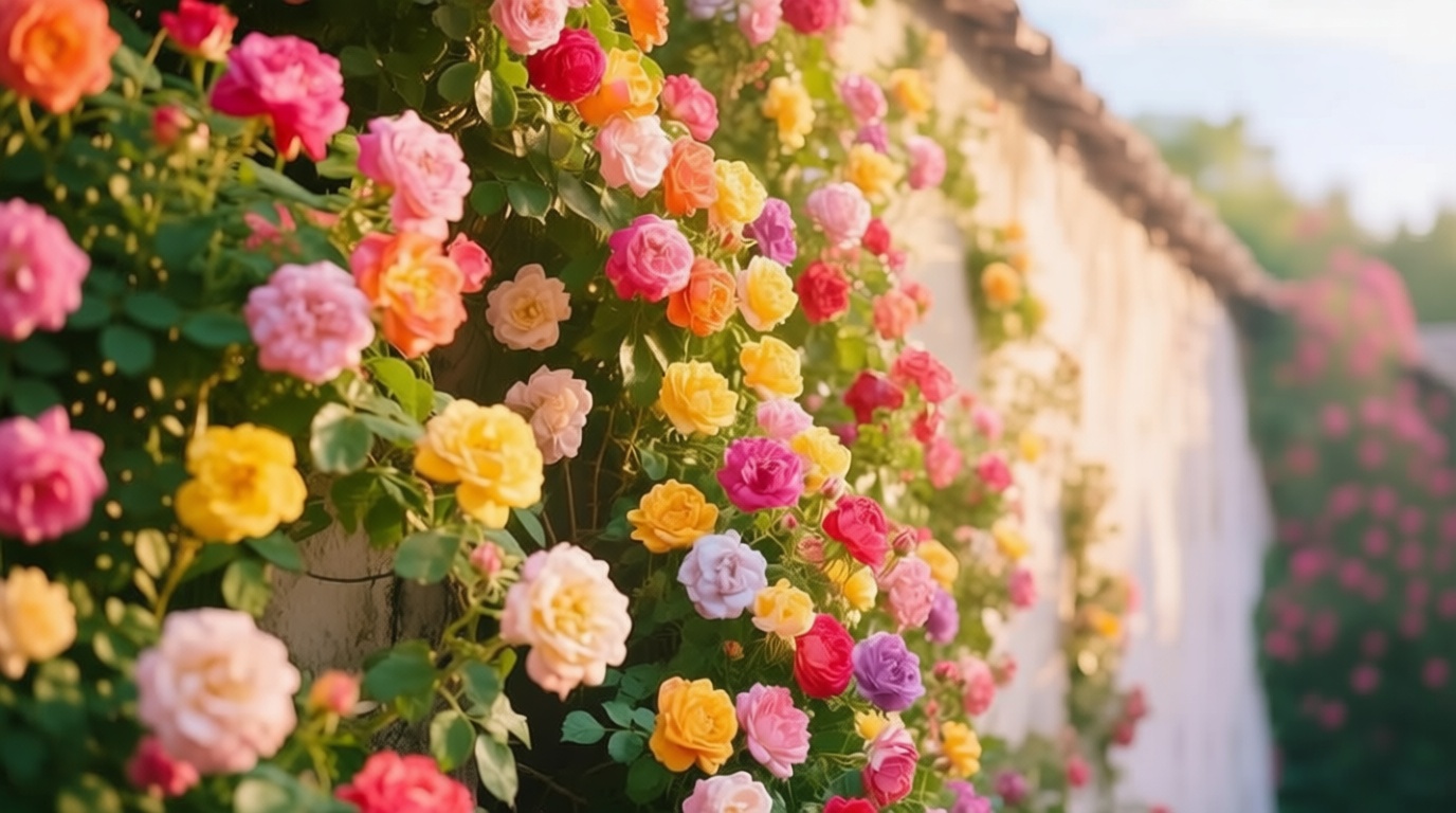 Mixed Climbing Rose Vine Seeds 230pcs– Perennial Rosa Flowering Bush Seed | Long-Blooming Ornamental Climbing Plants for Fence, Trellis, Arches & Outdoor Garden Décor