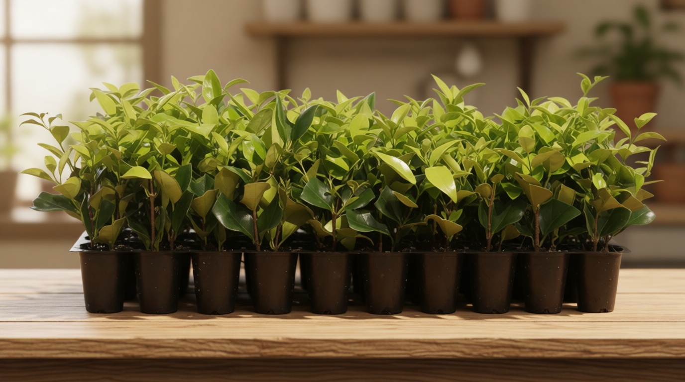 Ligustrum Waxleaf Privet - 15 Live Plants - Evergreen Privacy Hedge