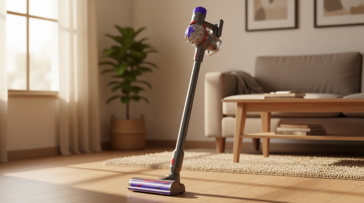 Dyson V8 Plus Cordless Vacuum, Cleans Hard Floors and Carpets, Detangles, Converts to Handheld, 115AW, 2 Power Modes, Up to 40 Minutes¹