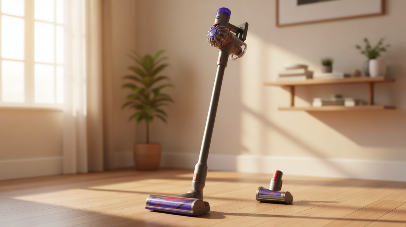 Dyson V8 Cordless Vacuum, Cleans Hard Floors and Carpets, Detangles, Converts to Handheld, 115AW, 2 Power Modes, Up to 40 Minutes¹