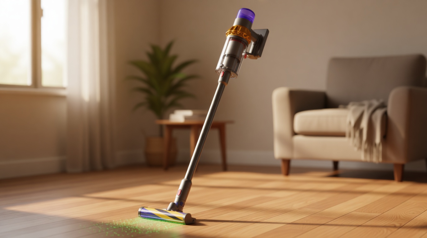 Dyson V15 Detect Cordless Vacuum Cleaner, Yellow/Nickel