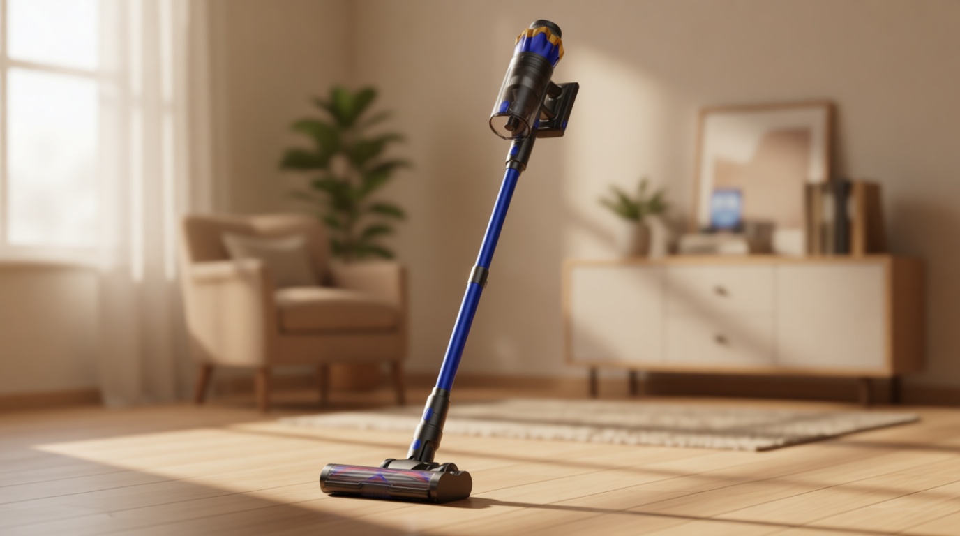 Cordless Vacuum Cleaner, Upgraded 650W 55KPA 70Mins Cordless Stick Vacuum Cleaner with Self-Standing and Touch Screen, Anti-tangle Wireless Vacumm, Vacuum Cleaners for Home/Pet Hair/Carpets/Floors