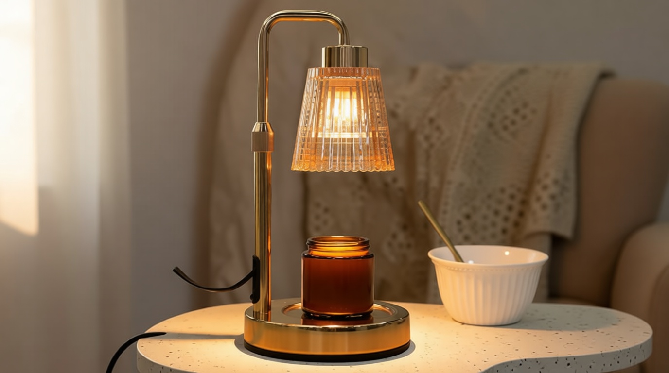 GODONLIF Candle Warmer Lamp with Timer Dimmable, Birthday Gifts for Women Mom, House Warming Gifts New Home Decor, Wax Melt Warmer for Jar Candles with 2 Bulbs Recycled Claim Standard Blended