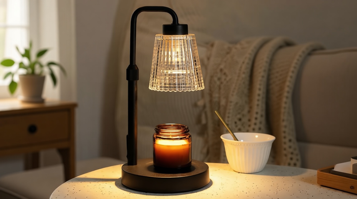 GODONLIF Candle Warmer Lamp with Timer Dimmable, Birthday Gifts for Women Mom, House Warming Gifts New Home Decor, Wax Melt Warmer for Jar Candles with 2 Bulbs Recycled Claim Standard Blended