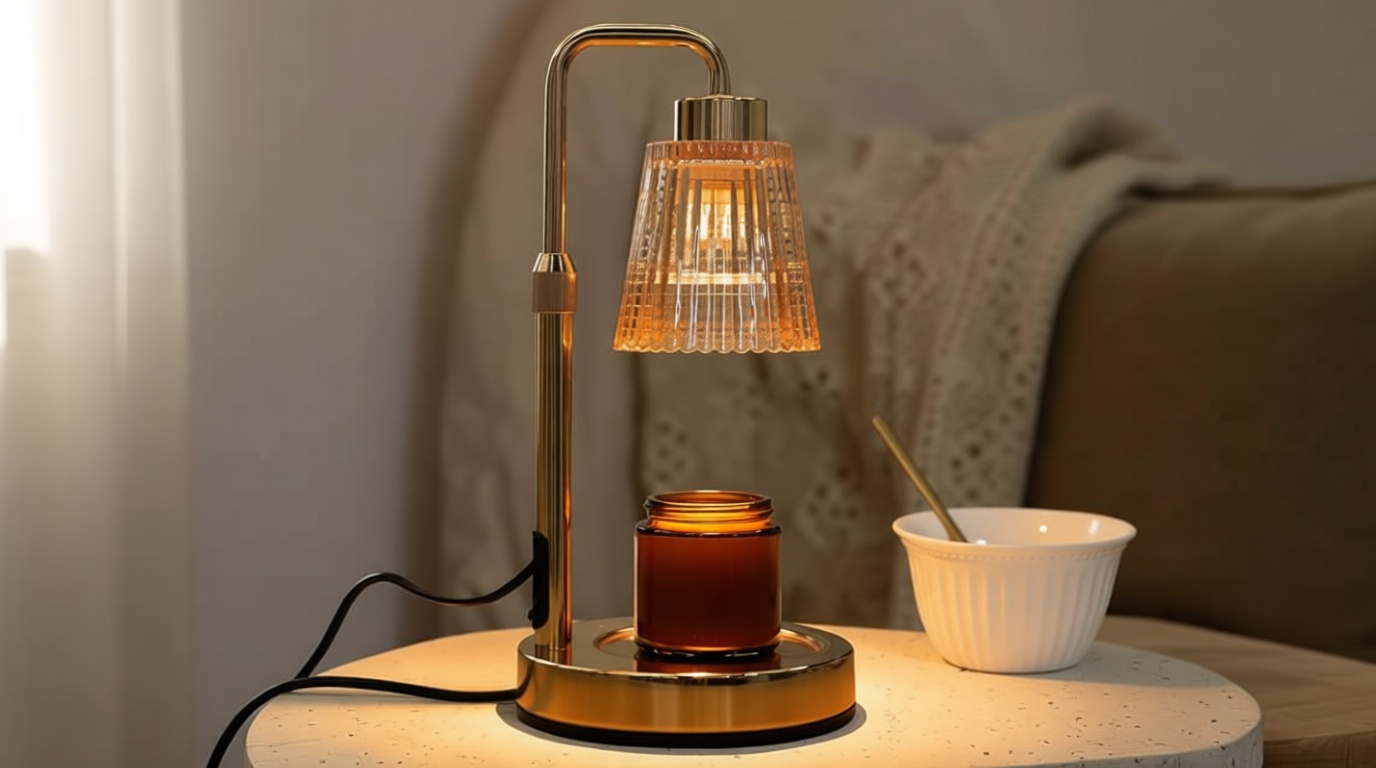 GODONLIF Candle Warmer Lamp with Timer Dimmable, Birthday Gifts for Women Mom, House Warming Gifts New Home Decor, Wax Melt Warmer for Jar Candles with 2 Bulbs Recycled Claim Standard Blended